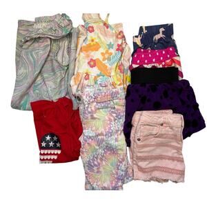 Girls Size 6/6X Clothing Lot Spring Summer Bundle Shorts Summer Dresses 8 Pcs